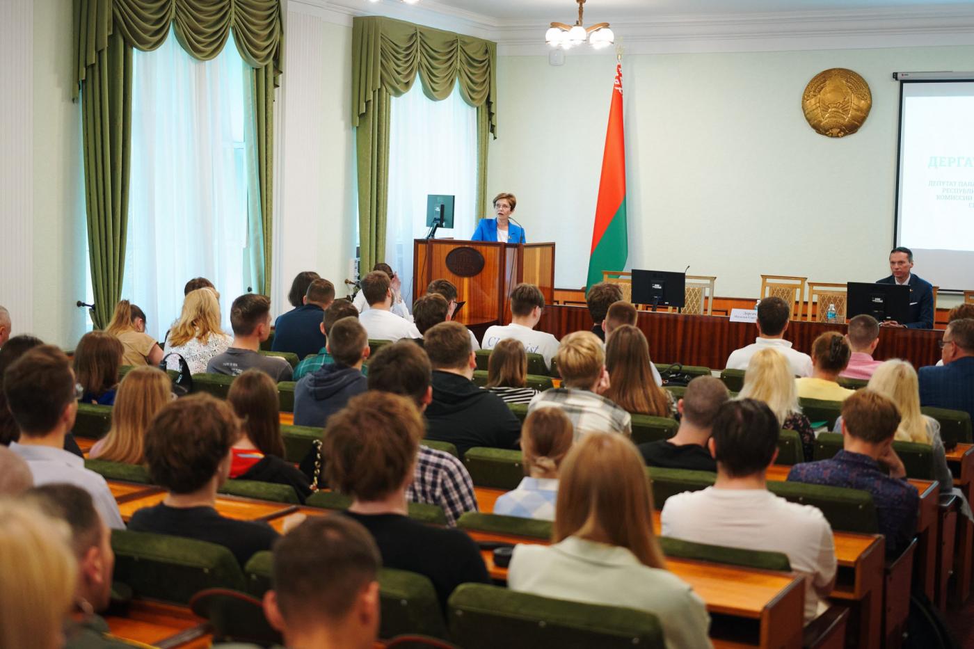 Диалоговая площадка с Натальей Дергач прошла в БНТУ